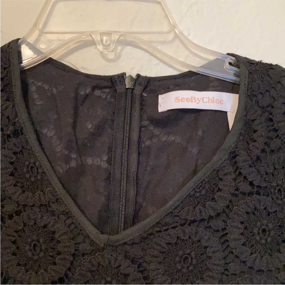 See by Chloe Black eyelet Dress - Picture 5 of 7
